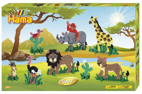 Hama Beads - Giant Giftset - Safari (383041)