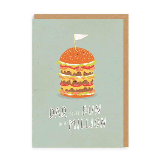 Dad You're Bun In A Million Greeting Card