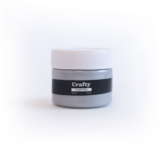 Silver Acrylic Paint 100ml