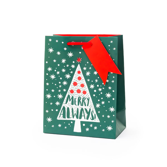 Merry Always Medium Christmas Giftbag