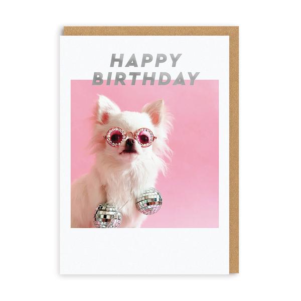 Sparkle Birthday Glitter Balls Greeting Card