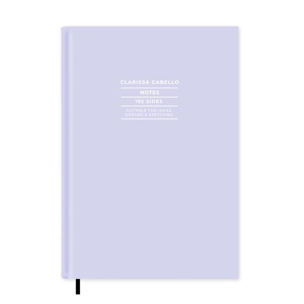 Lavender Notebook A5 - Personalised