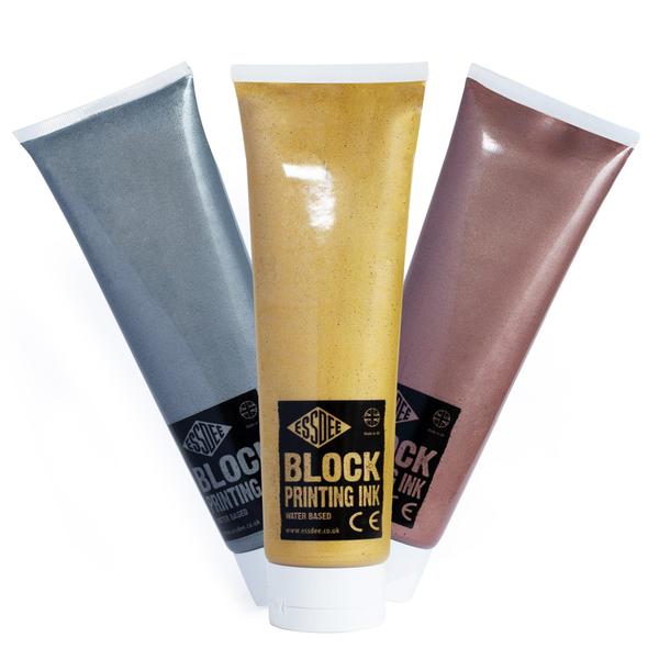 Individual 300ml Lino Ink Metallic Colours