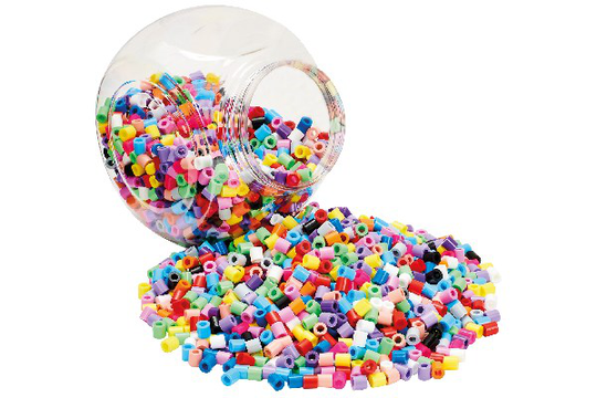 Hama Beads Maxi - 2,000pcs stackable red bucket (8588)