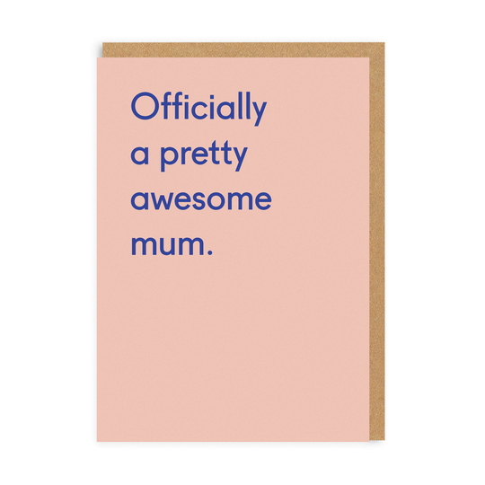 Awesome Mum Greeting Card