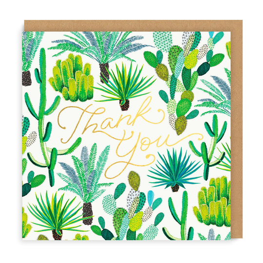 Cacti Thank You Greeting Card