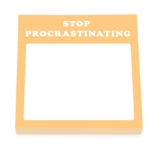 Stop Procrastinating Sticky Notes