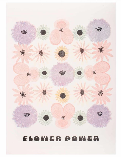 Pansies A3 Riso Print