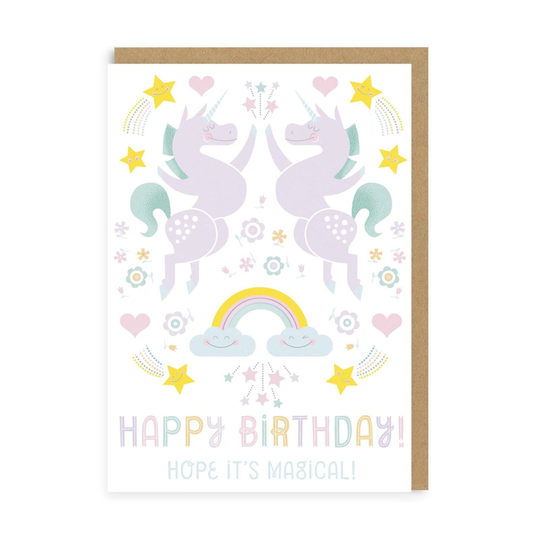 Hope It's Magical Birthday Greeting Card