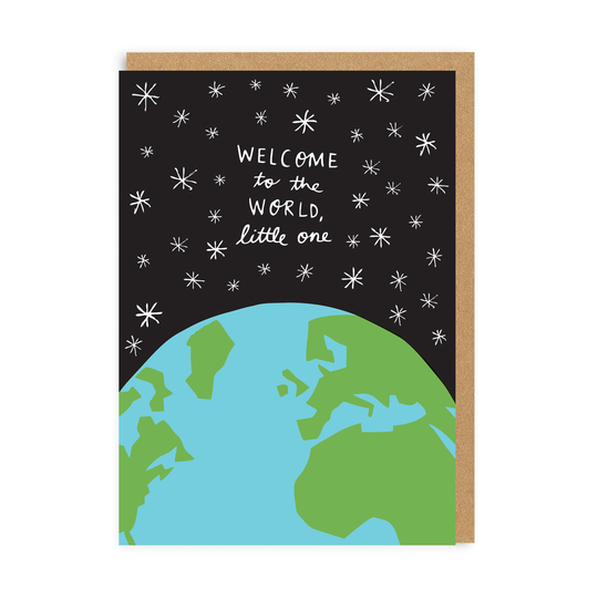 Welcome To The World New Baby Greeting Card
