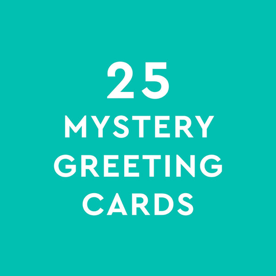 25 Mystery Greeting Cards
