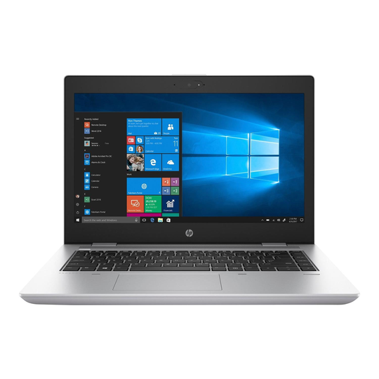 Refurbished HP PROBOOK 640 (G4) Ultrabook PC - 14" Display - Intel i5-8250U Core i5 1.6GHz CPU - 256GB SSD - 8GB RAM - B Grade - Windows 10 Home Installed