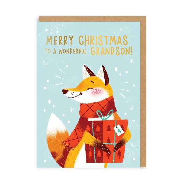Grandson Merry Christmas Card