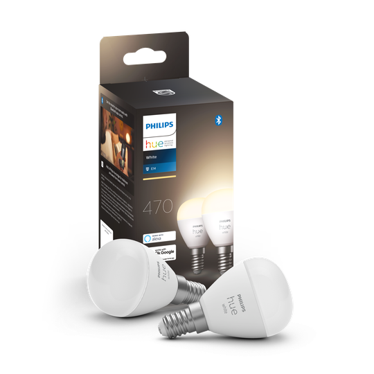 Philips Hue - Luster P45 2Pack E14 - Warm White