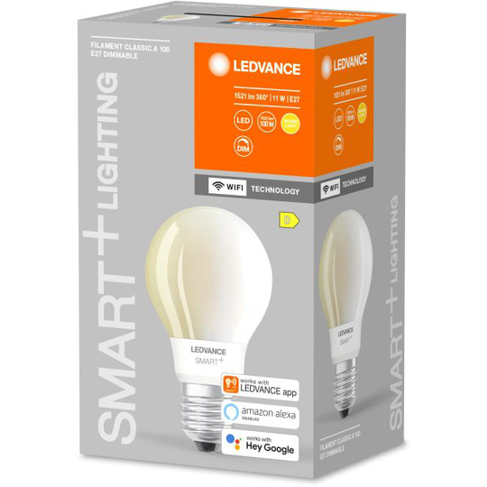 Ledvance - SMART+ standard 75W/827 mat filament E27 WiFi