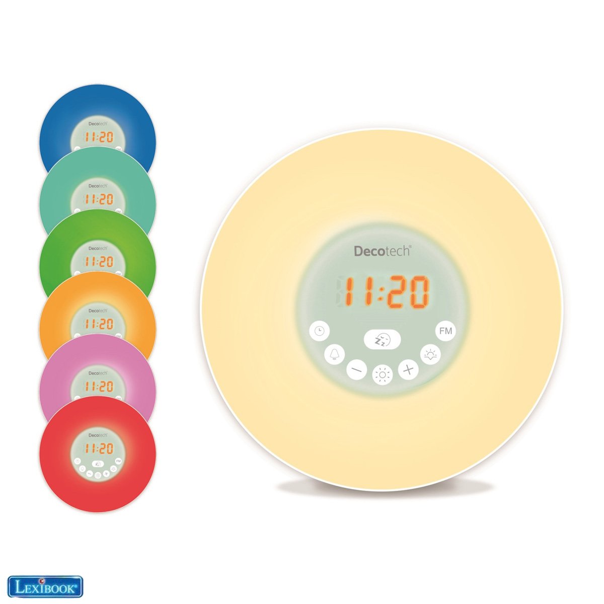 Lexibook - Decotech® Sunrise Colour Alarm Clock (RL998)