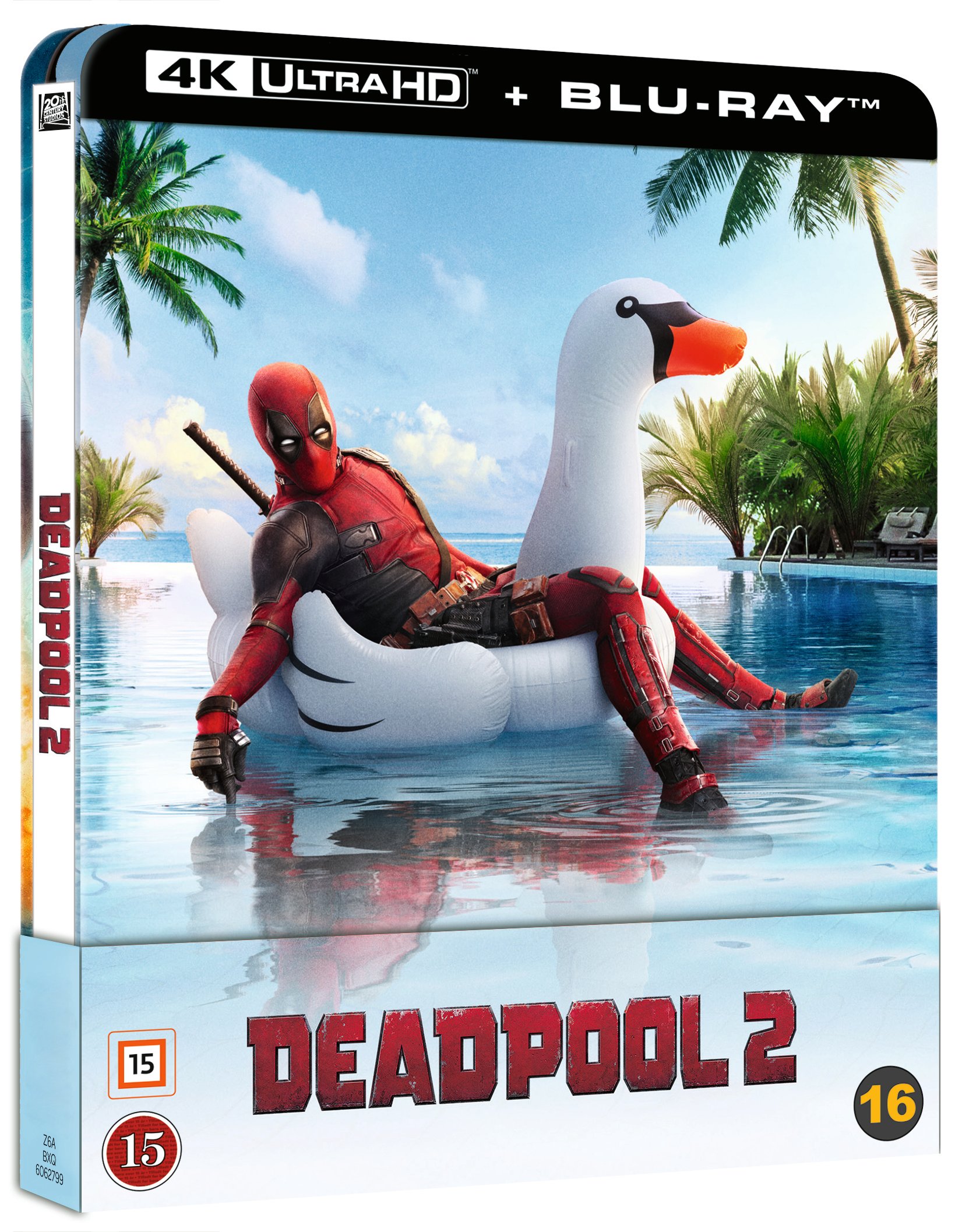 Deadpool 2 - Blu Ray+Uhd 4K- Steelbook
