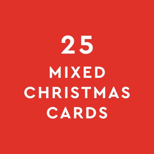 25 Christmas Card Mix Bundle