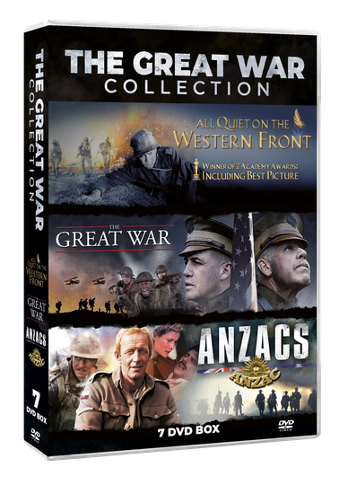 THE GREAT WAR COLLECTION (DVD only: Anzacs - Great War - All Quiet on the Western Front)
