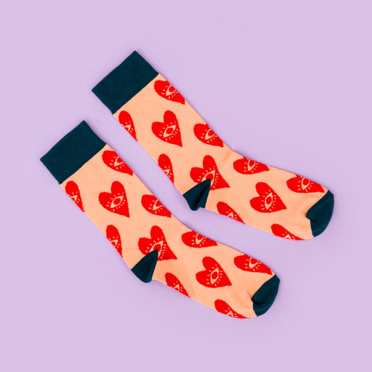 Eye Heart U Socks