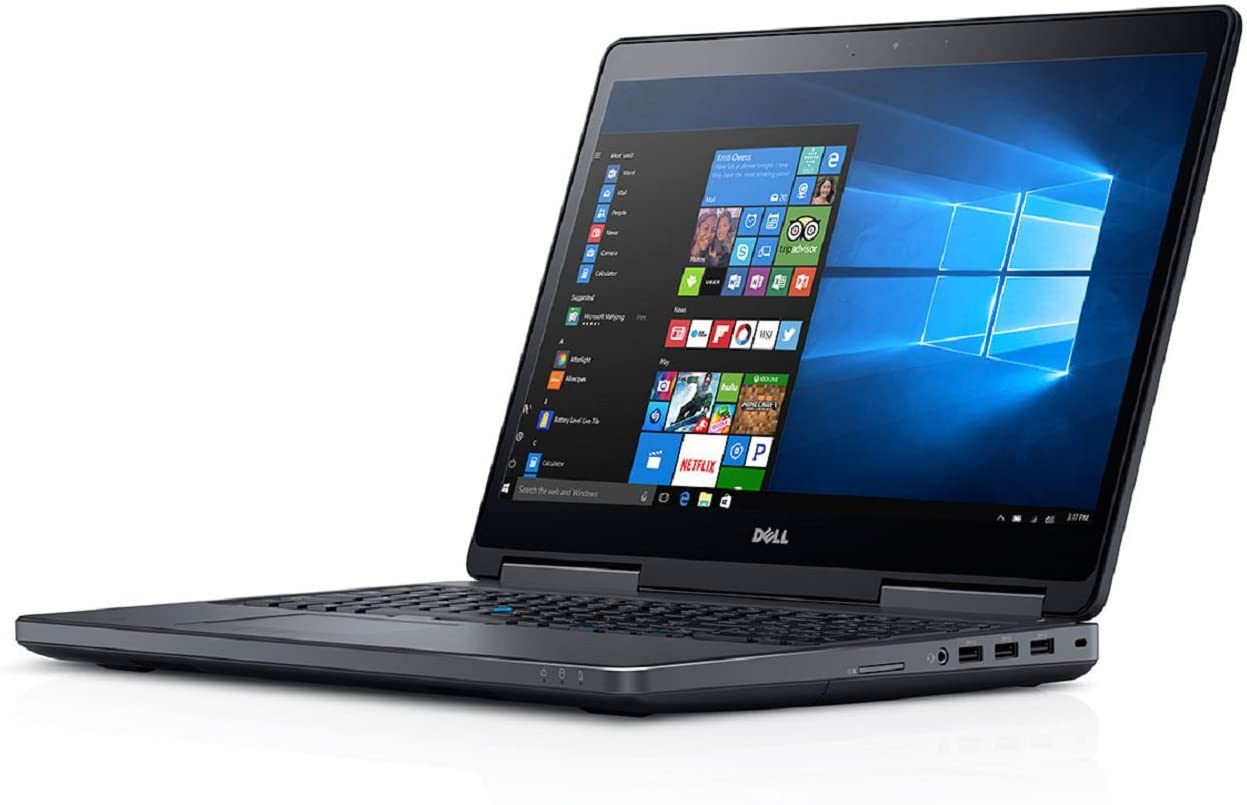 Refurbished Dell Precision 7720 17.3" Laptop i7 16GB 256GB Spanish Key