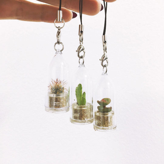 Mini Cactus Keyring