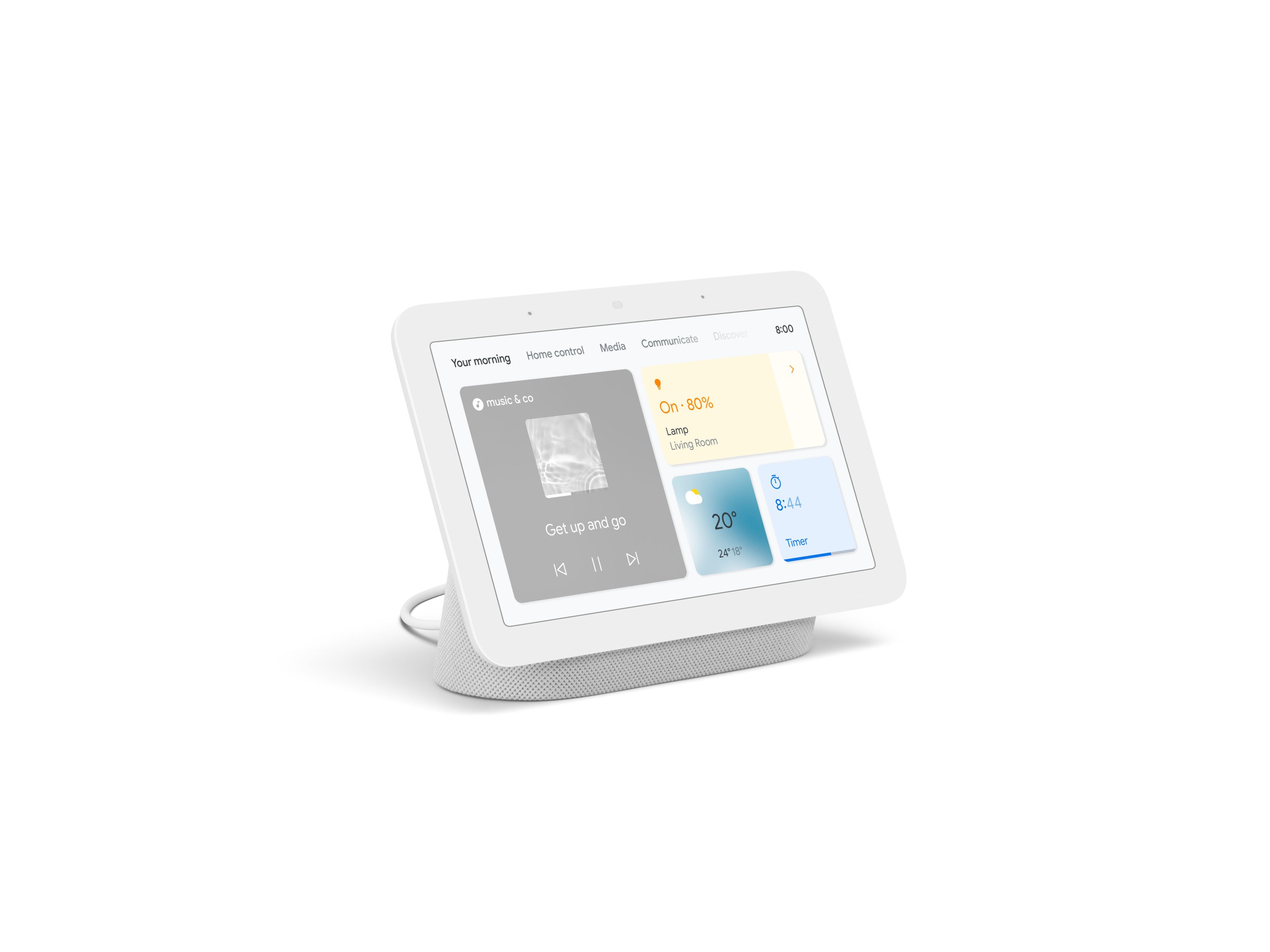 Google - Nest Hub 2nd Gen Chalk (hvid)