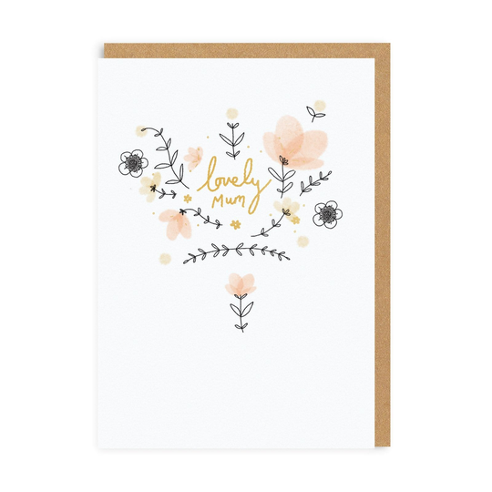 Lovely Mum Greeting Card