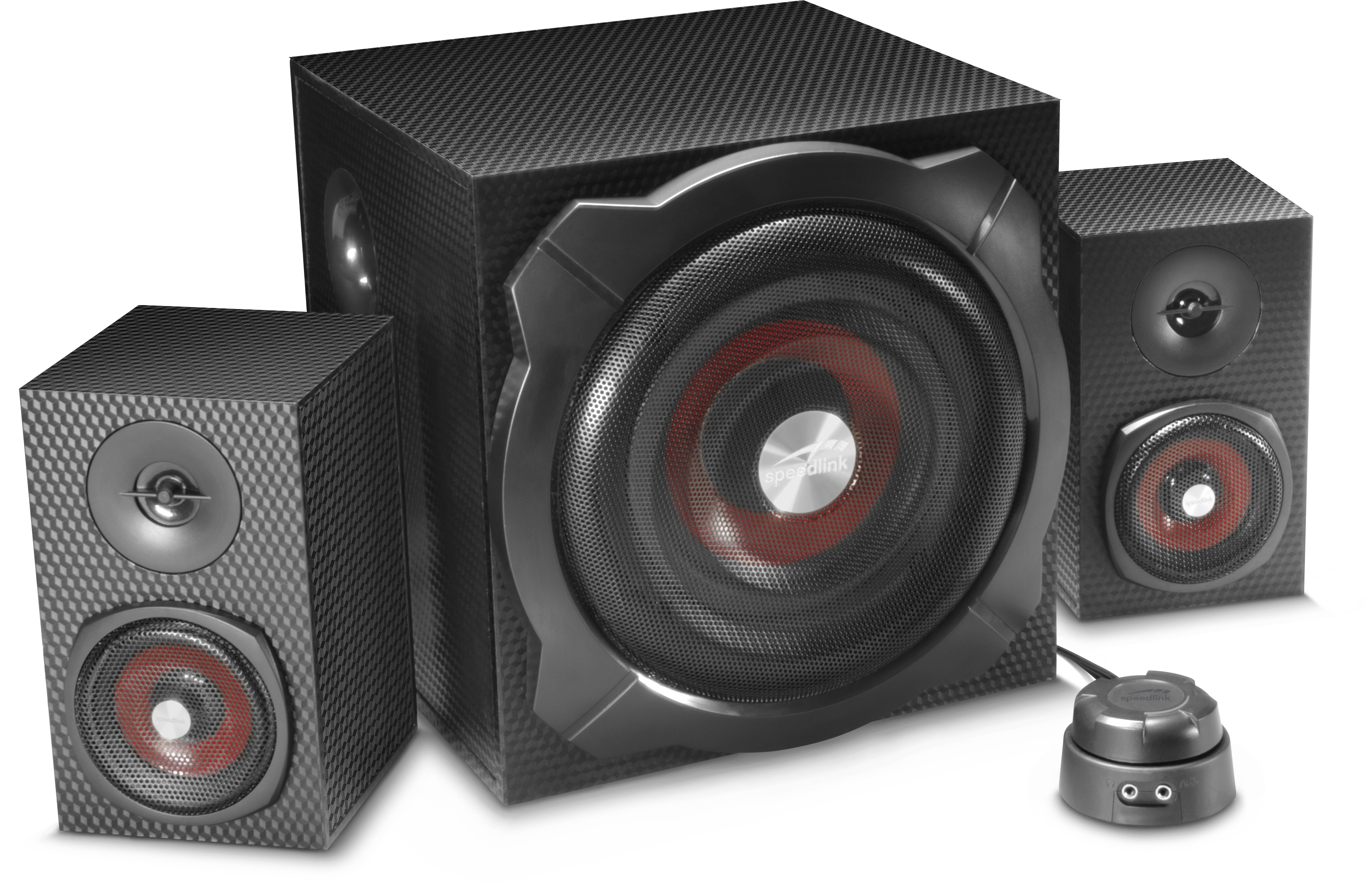 Speedlink - GRAVITY CARBON 2.1 Subwoofer System, black