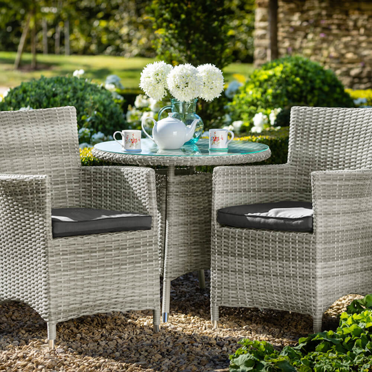 2021 Hartman Westbury Garden Bistro Set - Ash/Slate