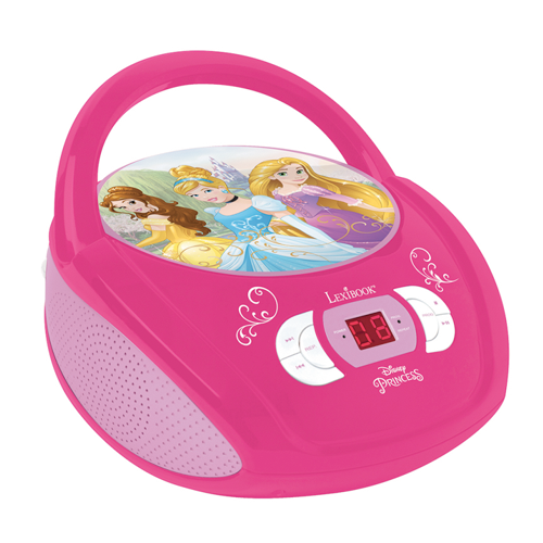 Lexibook - Disney Princess Portable CD player with Mic Jack (RCD108DP)