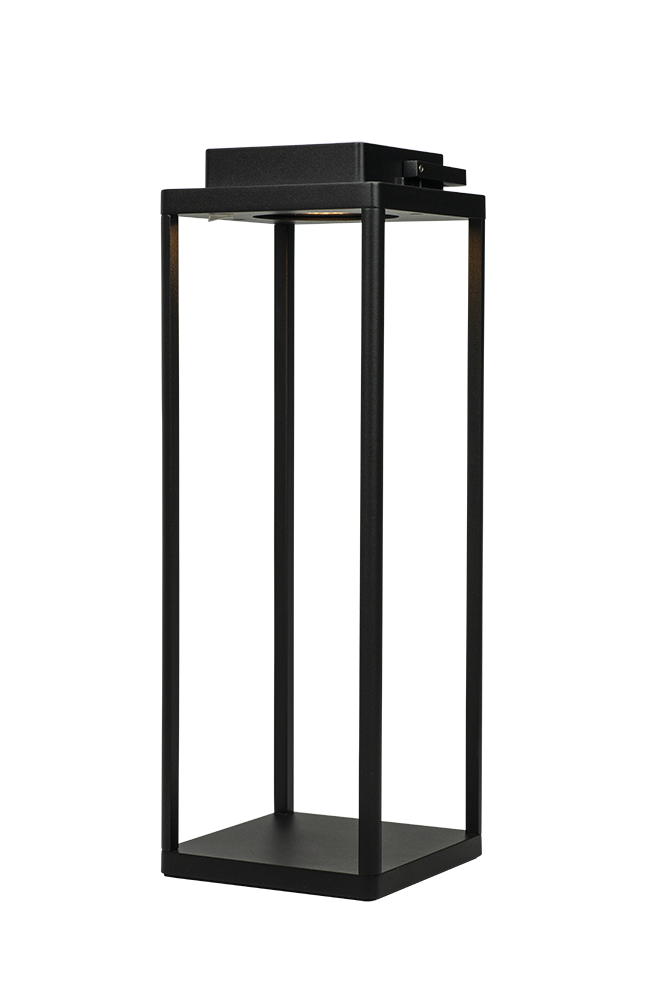 Dyberg-Larsen - Lantern with LED Light - Black (1132)