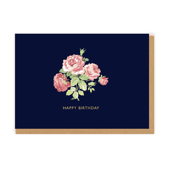 Happy Birthday Floral Greeting Card