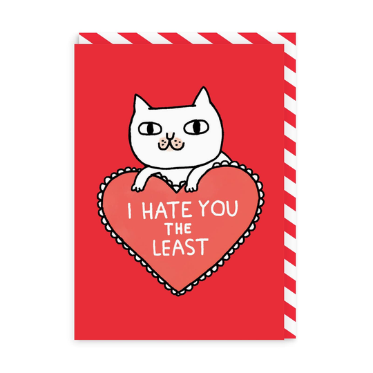 I Hate You The Least Greeting Card
