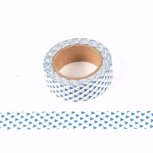 Blue Mini Triangles Washi Tape