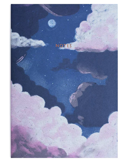 Lilac Dusk A4ish Notebook