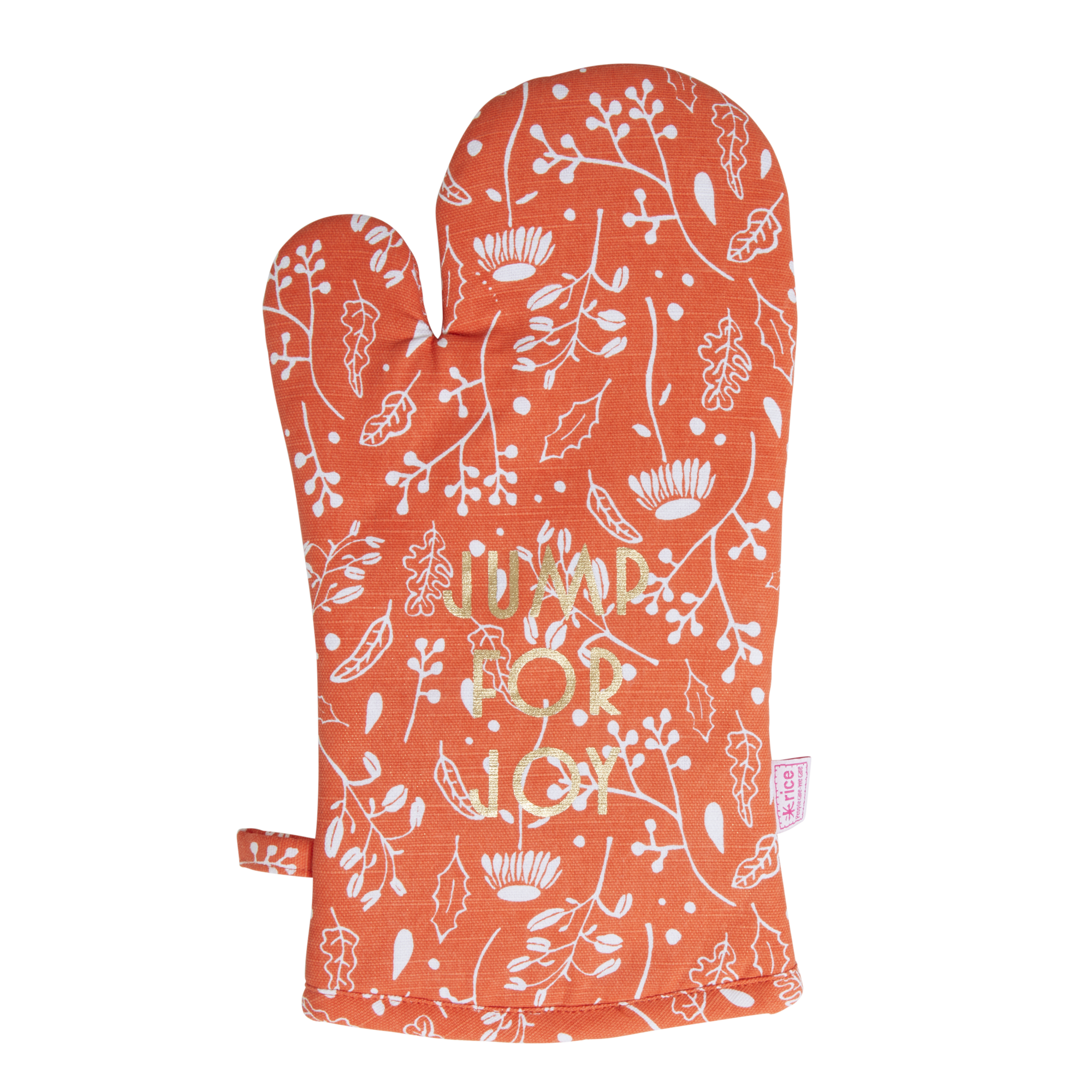 Rice - Cotton Oven Mitten - Fall Print