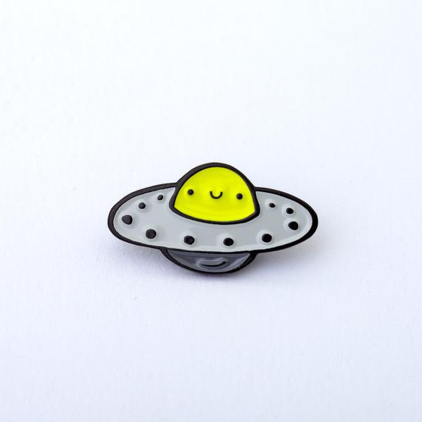 UFO Enamel Pin