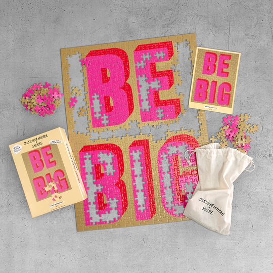 Print Club London x Luckies – Be Big - 500 Pieces Puzzle