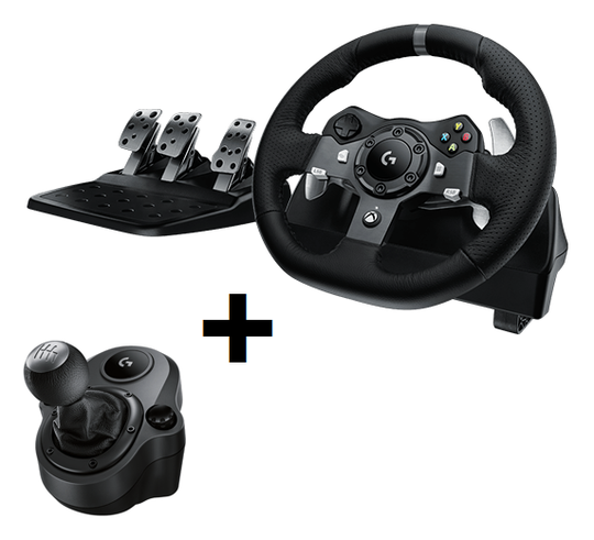 Logitech G920 Driving Force + Driving Force Shifter Bundle For PC & XB1