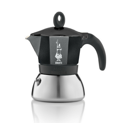 Bialetti - Moka Induction 6 Cups - Black (4813)