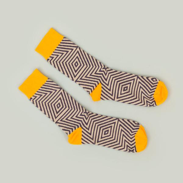 Star Geometric Pattern Socks