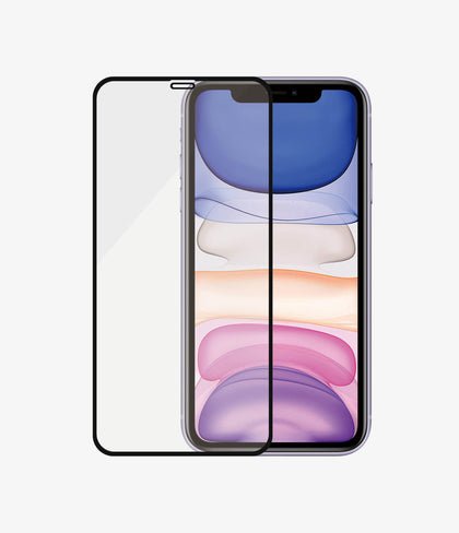 PanzerGlass - iPhone XR/11, Black (Case Friendly)