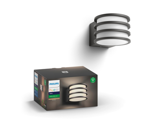 Philips Hue - Lucca Outdoor Wall Light - Warm White