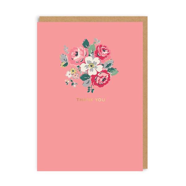 Thank You Floral Greeting Card
