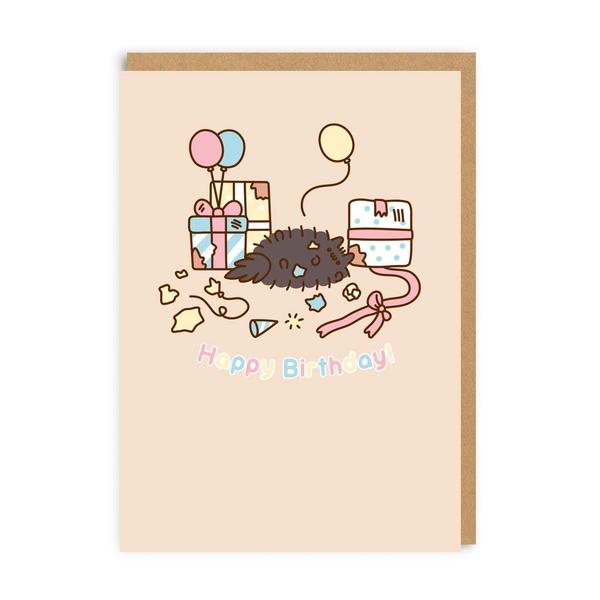 Pusheen Happy Birthday Scene Greeting Card