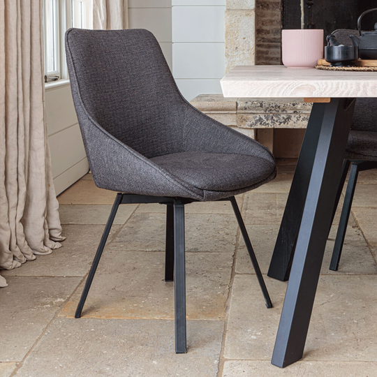 Gaudi Dining Chair – Dark Grey (2 pk)