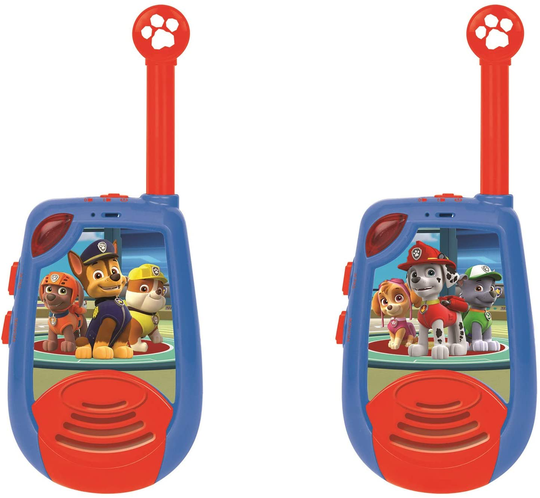 Lexibook - Paw Patrol Digital Walkie-talkies up to 2km/1,3 miles with Morse Lights function (TW25PA)