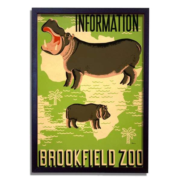 Zoo Information Art Print A2