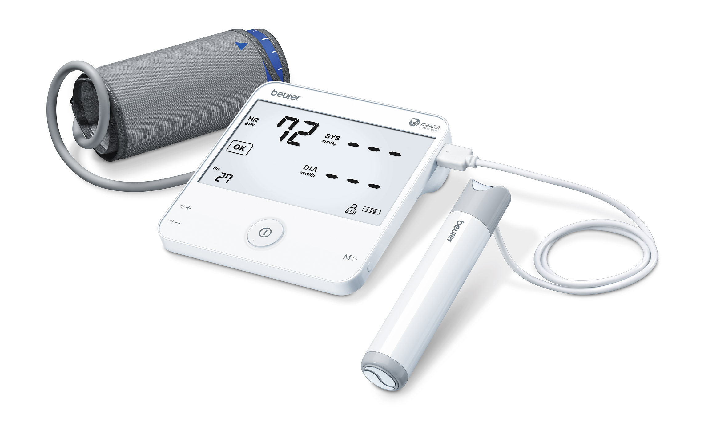 Beurer - BM 95 Bluetooth® Blood Pressure Monitor With ECG